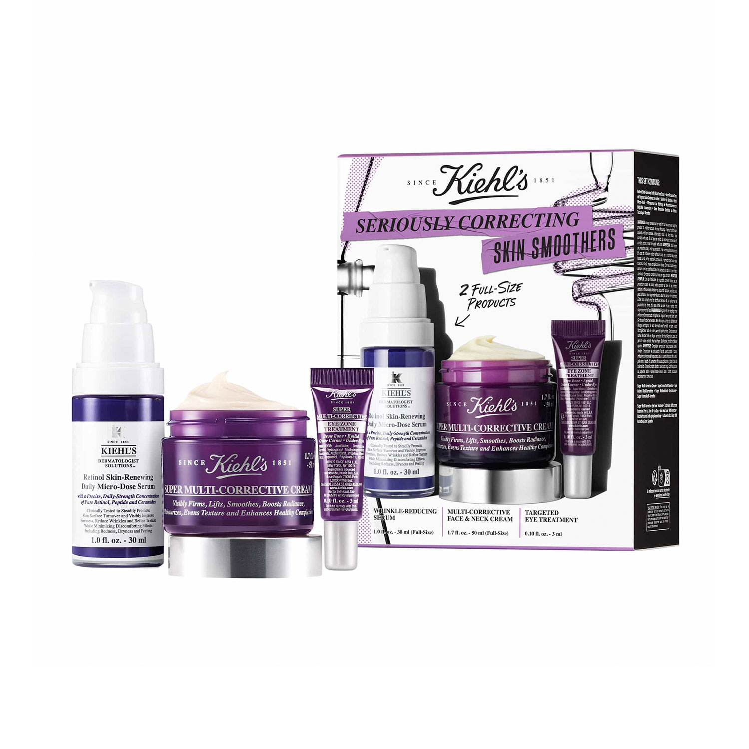 SERIOUSLY CORRECTING SKINSMOOTHERS (SET DE RUTINA ANTI-EDAD)